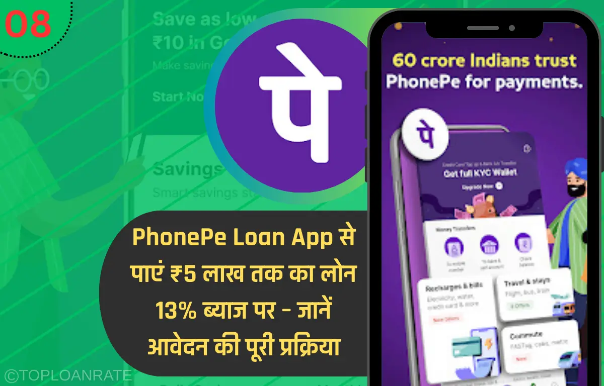 PhonePe Loan App से पाएं ₹5 लाख तक का लोन 13% ब्याज पर – जानें आवेदन की पूरी प्रक्रिया