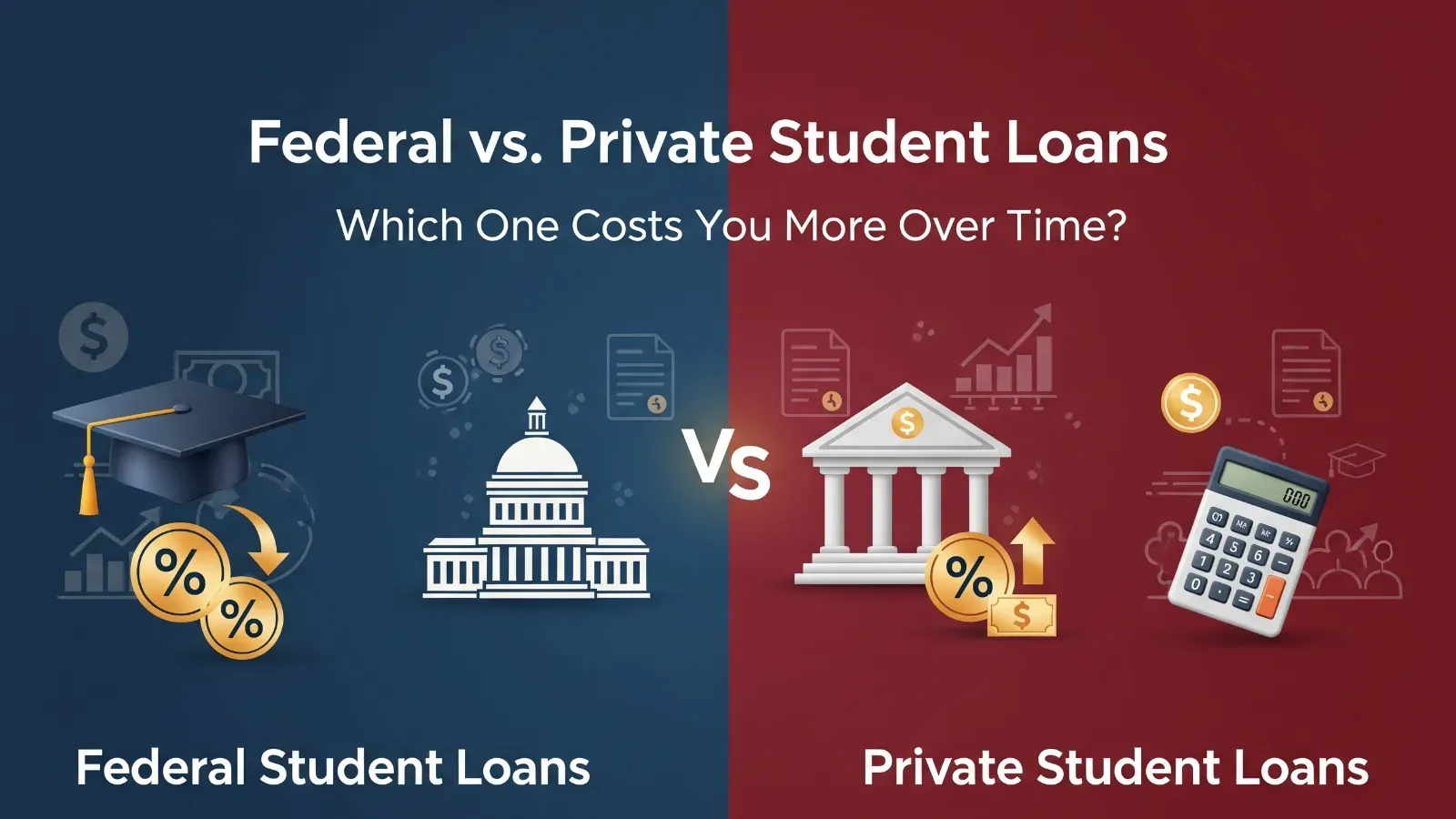 Federal vs. Private Student Loans Which One Costs You More Over Time
